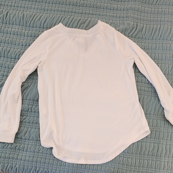 Simply Threads White V-Neck Sweater Size Medium - Picture 2 of 4